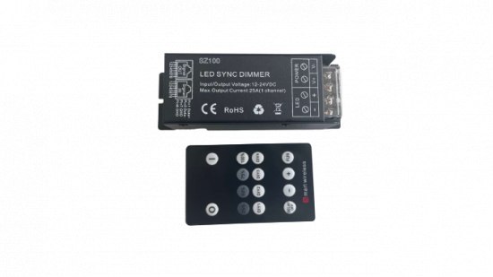 Ściemniacz LED jednokanałowy 12-24V 300W 25A